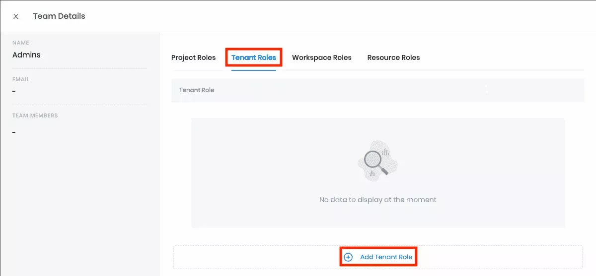 Palette Tenant Roles